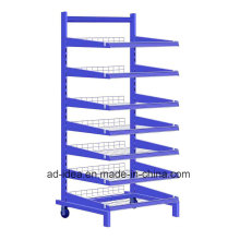 Sieben Schichten Blue Metal Display Rack / nützliche Anzeige